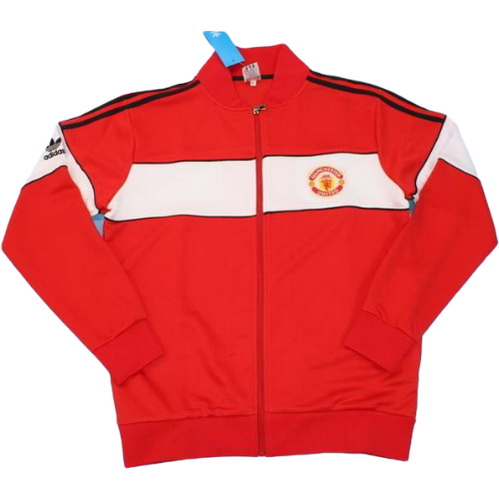 manchester united domicile vestes de foot 1984 rouge homme