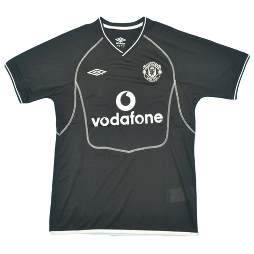 manchester united exterieur maillots de foot 2000-2002 noir homme