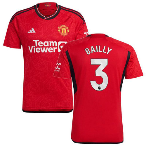 manchester united maillots de foot 2023-2024 domicile bailly 3 homme
