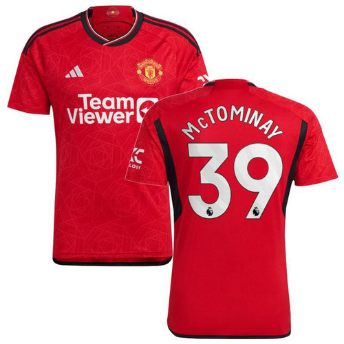 manchester united maillots de foot 2023-2024 domicile mctominay 39 homme