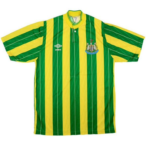 newcastle united exterieur maillots de foot 1988-1990 vert homme