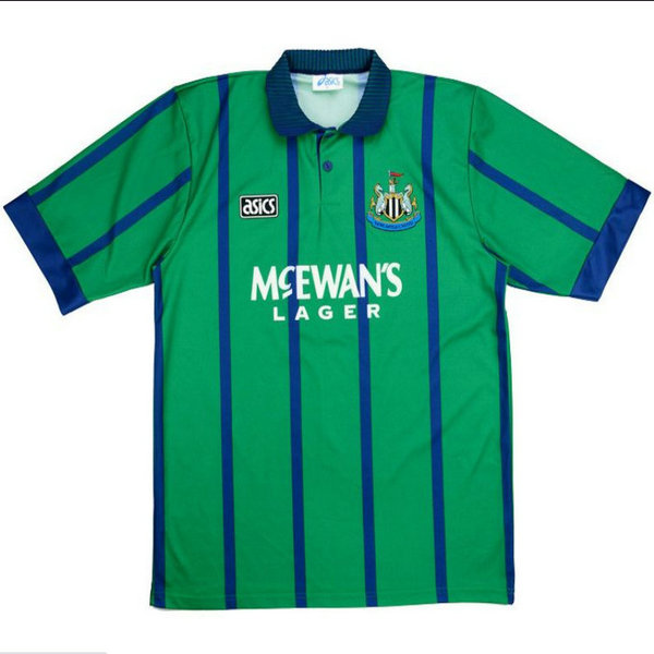 newcastle united troisième maillots de foot 1993-1995 vert homme
