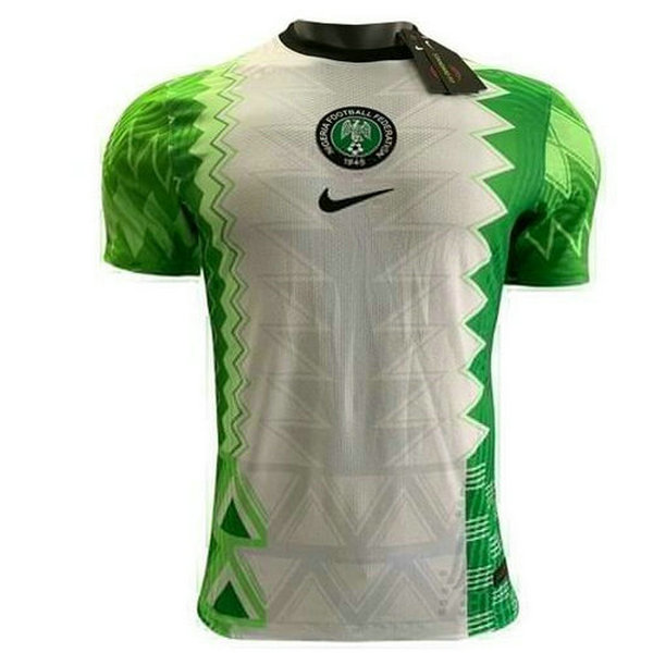 nigeria domicile maillots de foot 2020 thaïlande vert-blanc homme