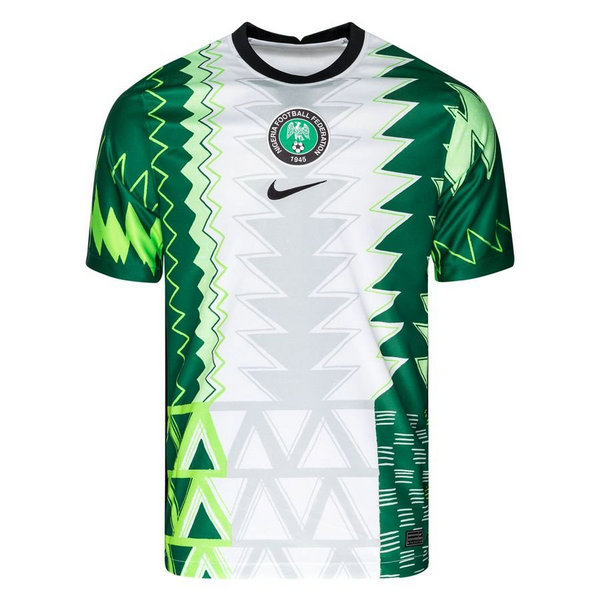 nigeria domicile maillots de foot 2021 blanc vert homme