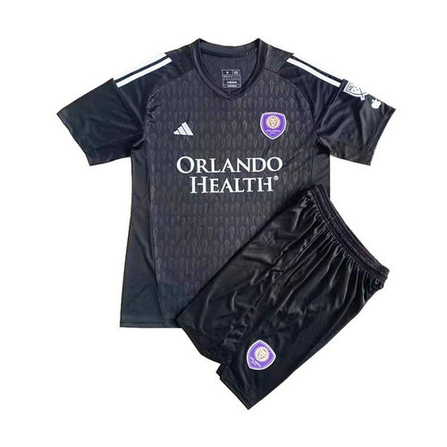 orlando city noir maillots de foot 2023-2024 gardien pas cher enfant