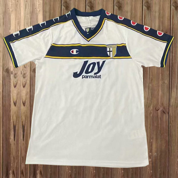 parma exterieur maillots de foot 2001-2002 blanc homme