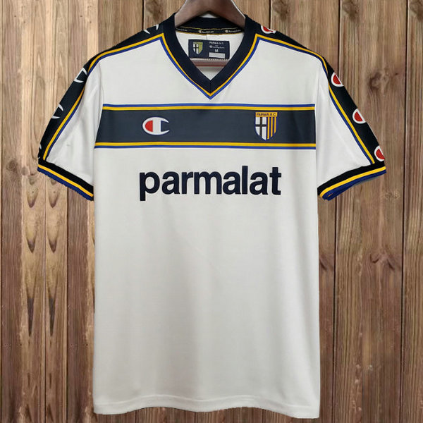 parma exterieur maillots de foot 2002-2003 blanc homme