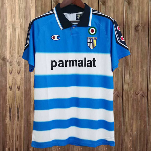 parma gardien maillots de foot 1999-2000 bleu homme