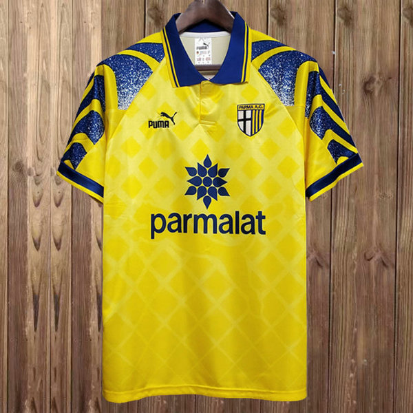 parma troisième maillots de foot 1995-1997 jaune homme