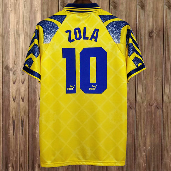 parma troisième maillots de foot 1995-1997 zola 10 jaune homme