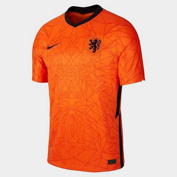 pays-bas domicile maillots de foot 2020 orange homme