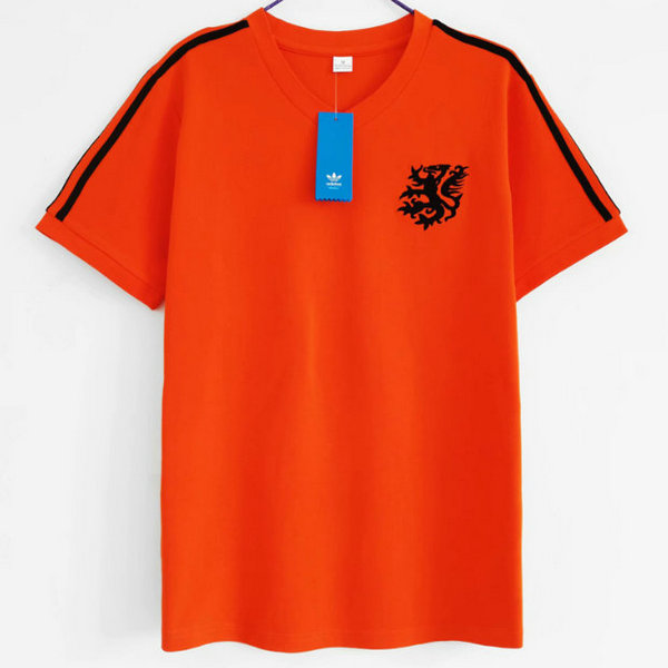 pays-bas exterieur maillots de foot 1974 orange homme
