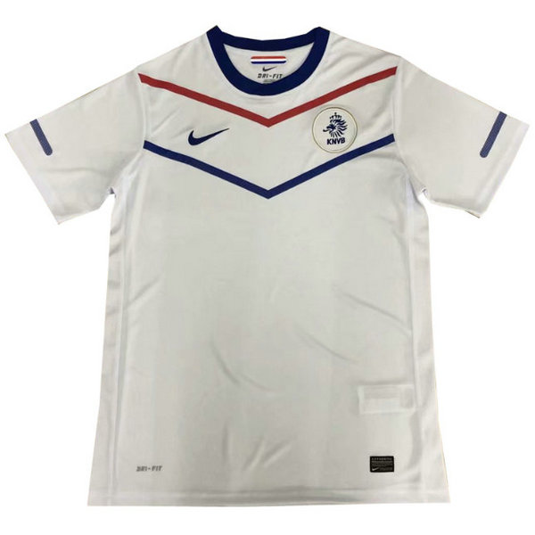 pays-bas exterieur maillots de foot 2010 blanc homme
