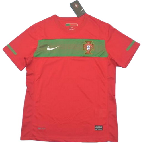 portugal domicile maillots de foot copa mundial 2010 rouge homme