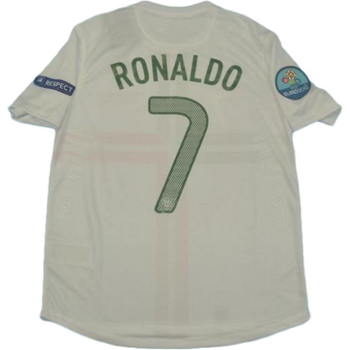 portugal exterieur maillots de foot 2012 ronaldo 7 blanc homme