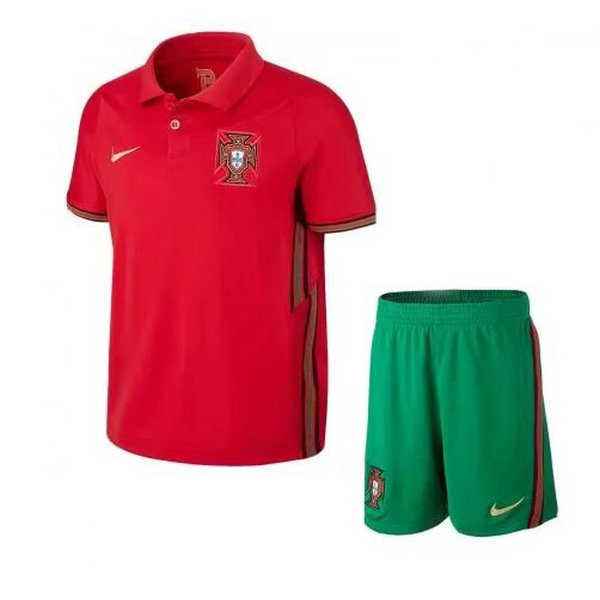 portugal exterieur maillots de foot 2021 rouge enfants