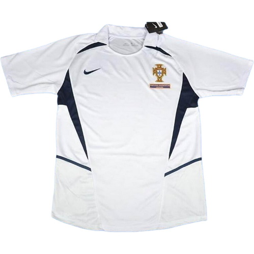 portugal exterieur maillots de foot copa mundial 2002 blanc homme
