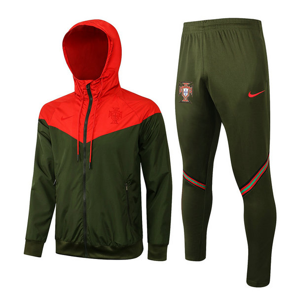 portugal moda vestes de foot 2021 2022 ensemble rouge vert homme