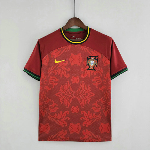 portugal special edition player version maillots de foot 2022-2023 rouge homme