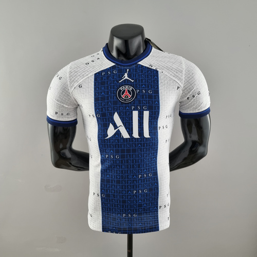 psg classic edition maillots de foot 2022-2023 bleu blanc player version homme