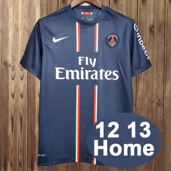 psg domicile maillots de foot 2012-2013 bleu homme