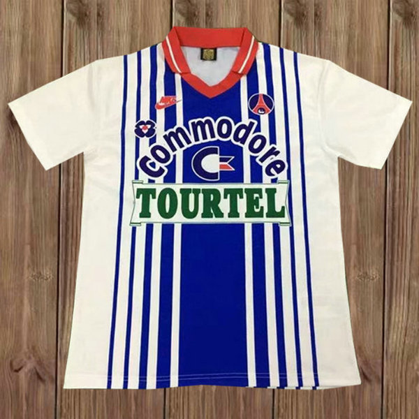 psg exterieur maillots de foot 1993-1994 blanc homme