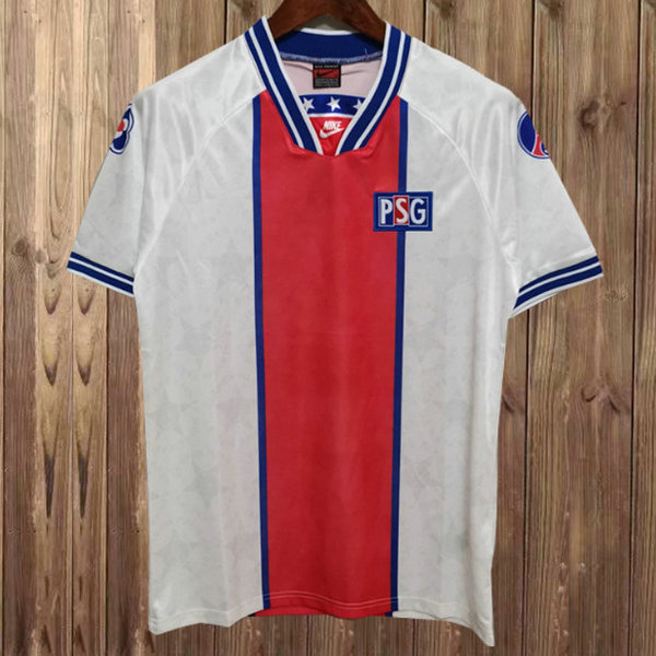 psg exterieur maillots de foot 1994-1995 blanc homme