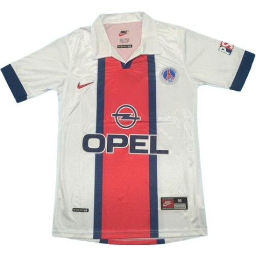 psg exterieur maillots de foot 1998-1999 blanc homme