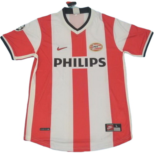 psv eindhoven domicile maillots de foot 1998 rouge homme