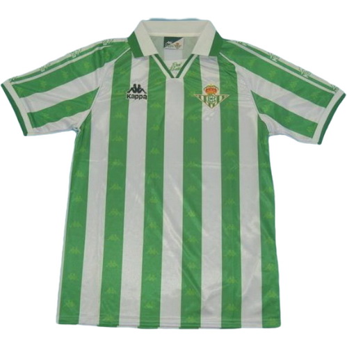real betis domicile maillots de foot 1995-1997 vert blanc homme
