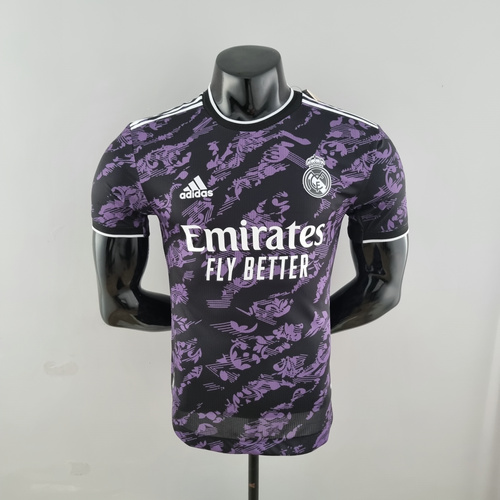 real madrid classic edition maillots de foot 2022-2023 violet noir player version homme