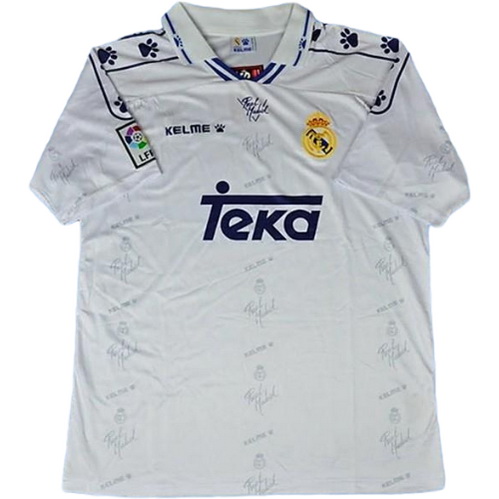 real madrid domicile maillots de foot 1994-1996 blanc homme