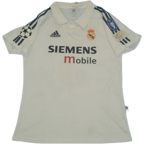 real madrid domicile maillots de foot 2002-2003 blanc homme