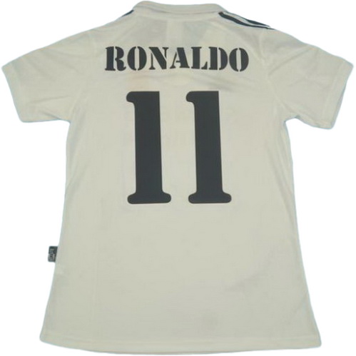 real madrid domicile maillots de foot 2002-2003 ronaldo 11 blanc homme