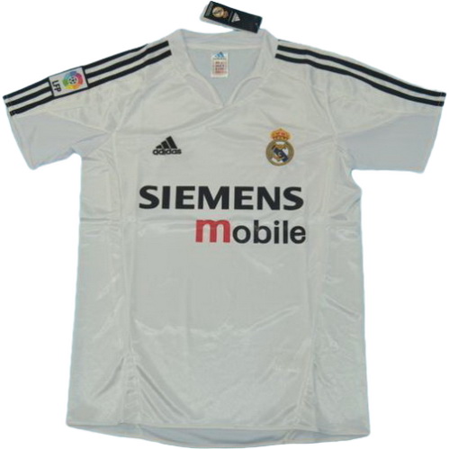 real madrid domicile maillots de foot 2003-2004 blanc homme