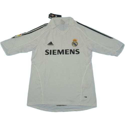 real madrid domicile maillots de foot 2005-2006 blanc homme