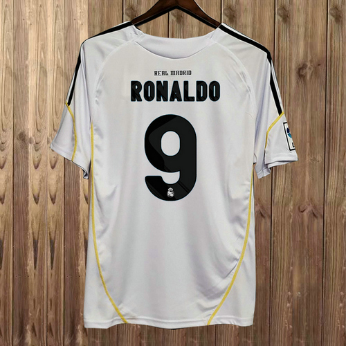 real madrid domicile maillots de foot 2009-2010 ronaldo 9 homme