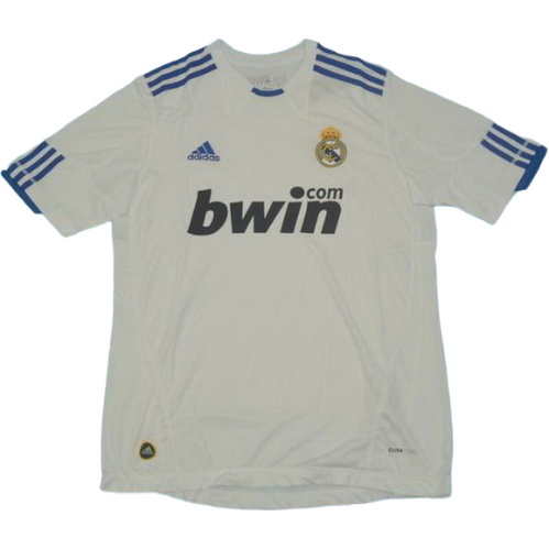 real madrid domicile maillots de foot 2010-2011 blanc homme