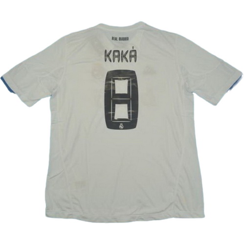 real madrid domicile maillots de foot 2010-2011 kaka 8 blanc homme