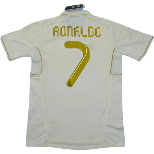 real madrid domicile maillots de foot 2011-2012 ronaldo 7 blanc homme