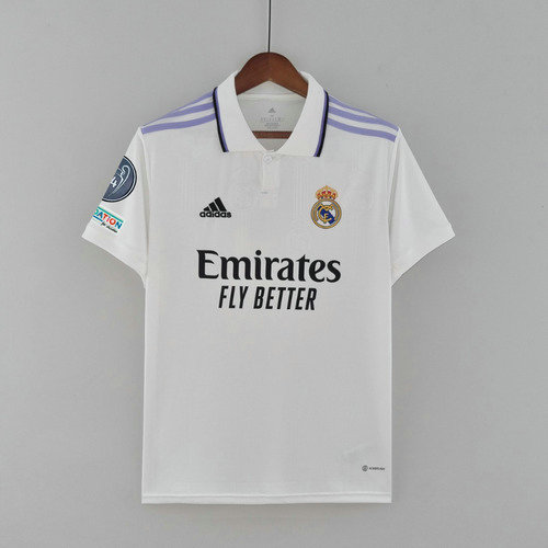 real madrid domicile maillots de foot 2022-2023 14 champions edition homme