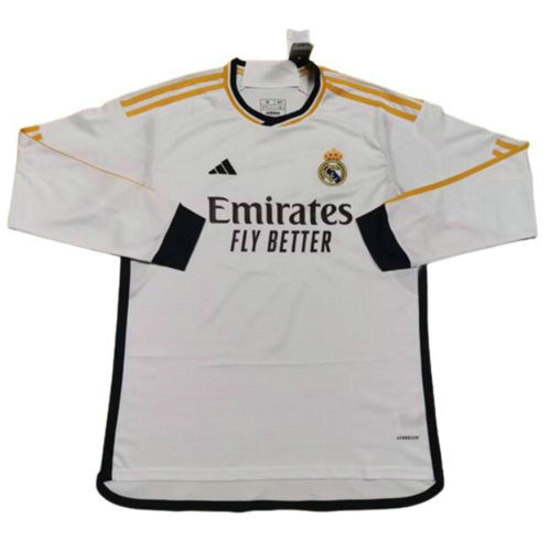 real madrid domicile maillots de foot 2023-2024 manches longues homme