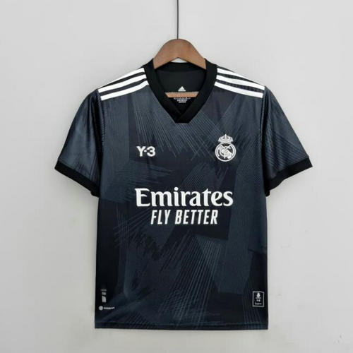 real madrid edizione y3 maillots de foot 2022-2023 pas cher nero homme