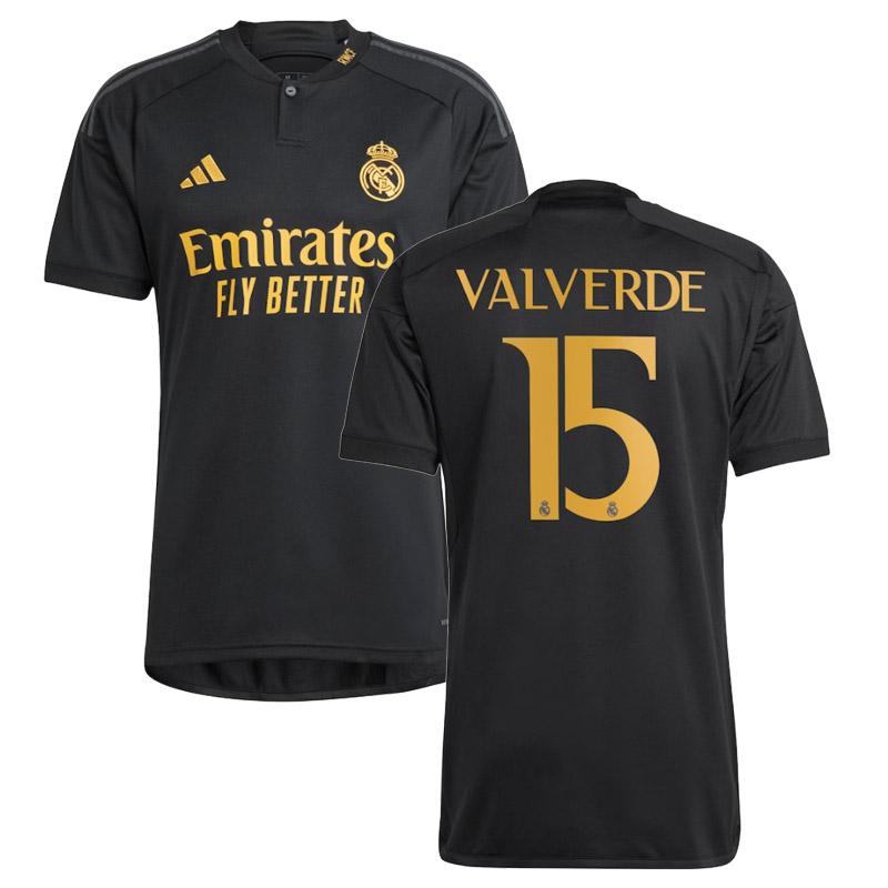 real madrid maillots de foot 2023-2024 terza valverde homme