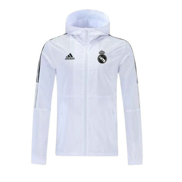 real madrid moda coupe-vents de foot 2021 2022 blanc homme