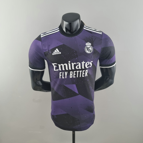 real madrid special edition maillots de foot 2022-2023 violet noir player version homme