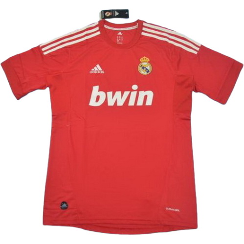 real madrid troisième maillots de foot 2011-2012 rouge homme