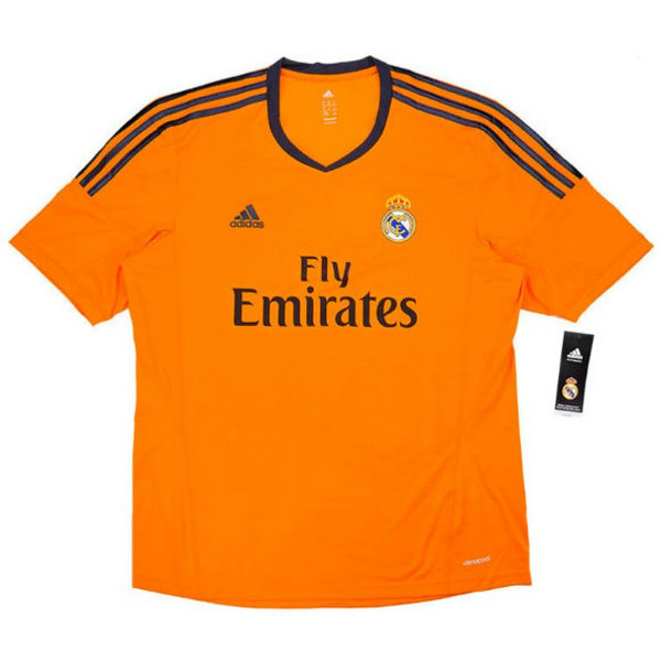 real madrid troisième maillots de foot 2013-2014 orange homme