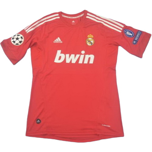 real madrid troisième maillots de foot champions 2011-2012 rouge homme