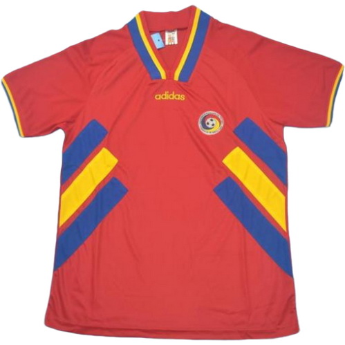 romania exterieur maillots de foot copa mundial 1994 rouge homme